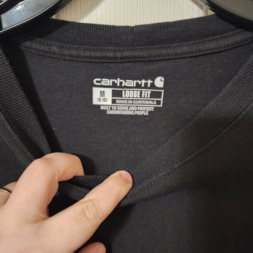 Carhartt Black Long Sleeve Shirt Size Medium - Picture 3 of 4